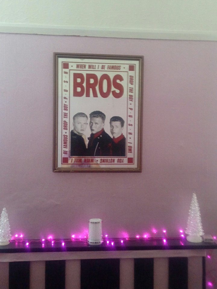 DebsEndall's tweet photo. @mattgoss @BBC Look at my front room...I love bros and I'm on the menopause... https://t.co/i0ZiTSoiuI