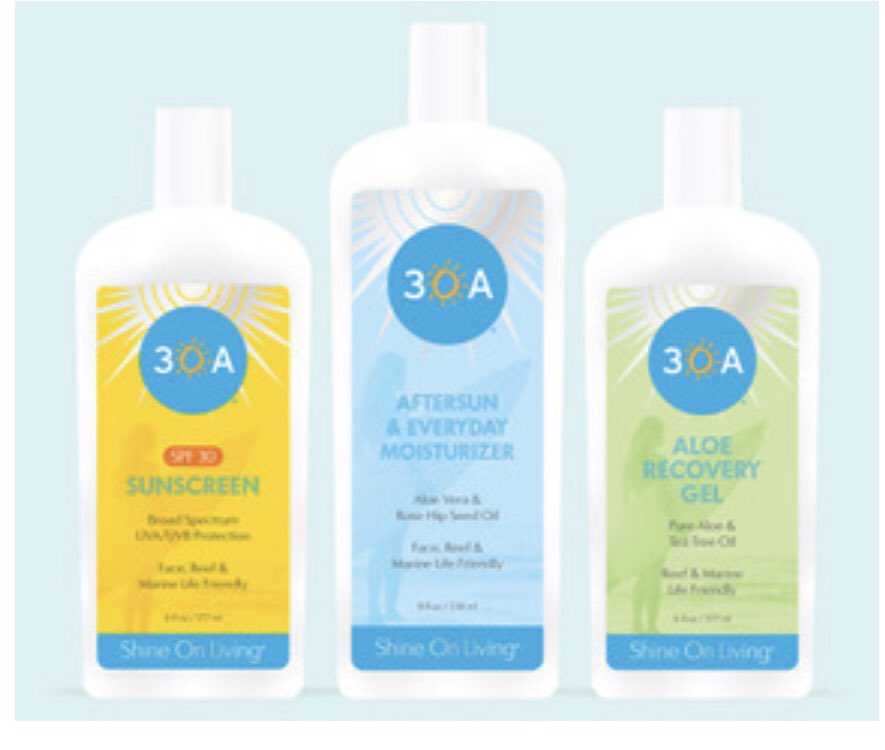 Eco-Friendly Sun Care.  Available in April!  shineonliving.com.