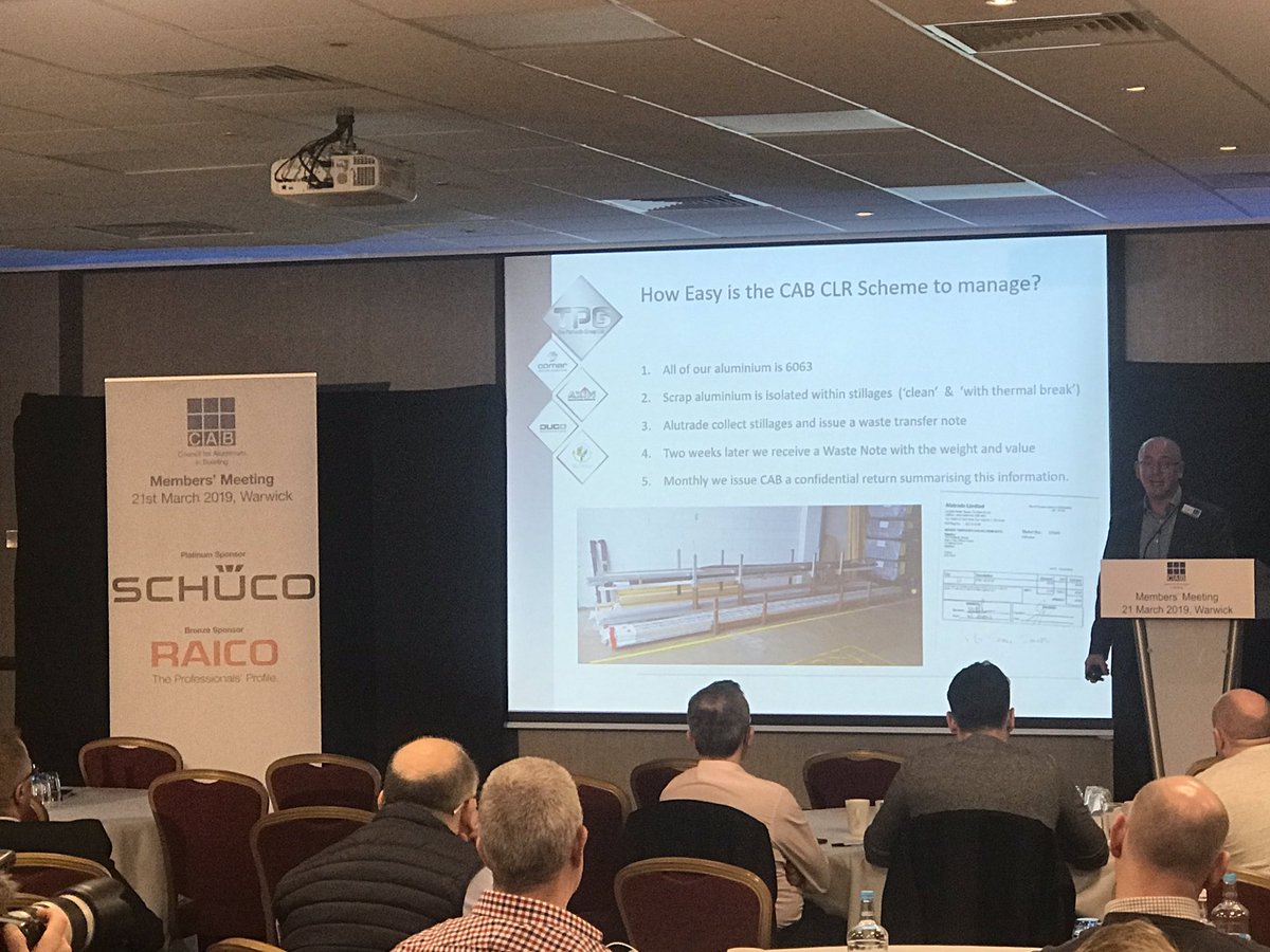 CABaluminium's tweet photo. .Nick Hudleston @Comaraluminium  members of the #CAB_RecyclingScheme explaining the easy steps to becoming part of the #aluminium #recycling scheme @C_A_B1 @C_A_B_Technical .Sign up now at https://t.co/7RUXd40uSA  or at the #FITShow2019 https://t.co/ORTY4AfFRy