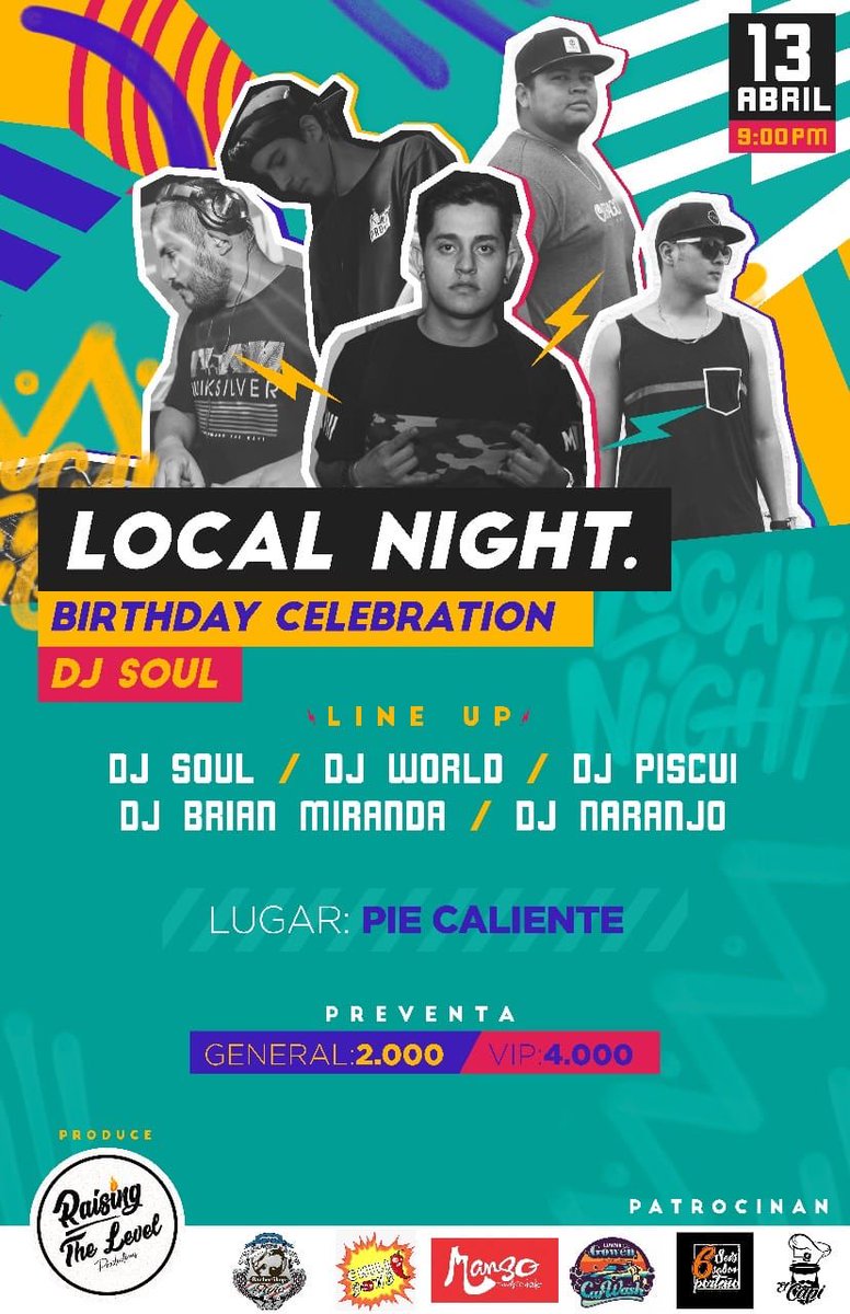 raising_level's tweet photo. Se nos acabo la espera...🕐
Raising The Level Producciones🔥���

Te invita a:
•Local Night &amp; Birthday Celebration Dj Soul•
Fecha:
📅13 de abril 🕐🔥
Lugar:
📍Pie Caliente Veleta📍

Line Up🕯
•Dj Piscui
•DJ SOUL
•Dj World
•Dj Brian Miranda
•Dj Naranjo https://t.co/e6g3vol7My