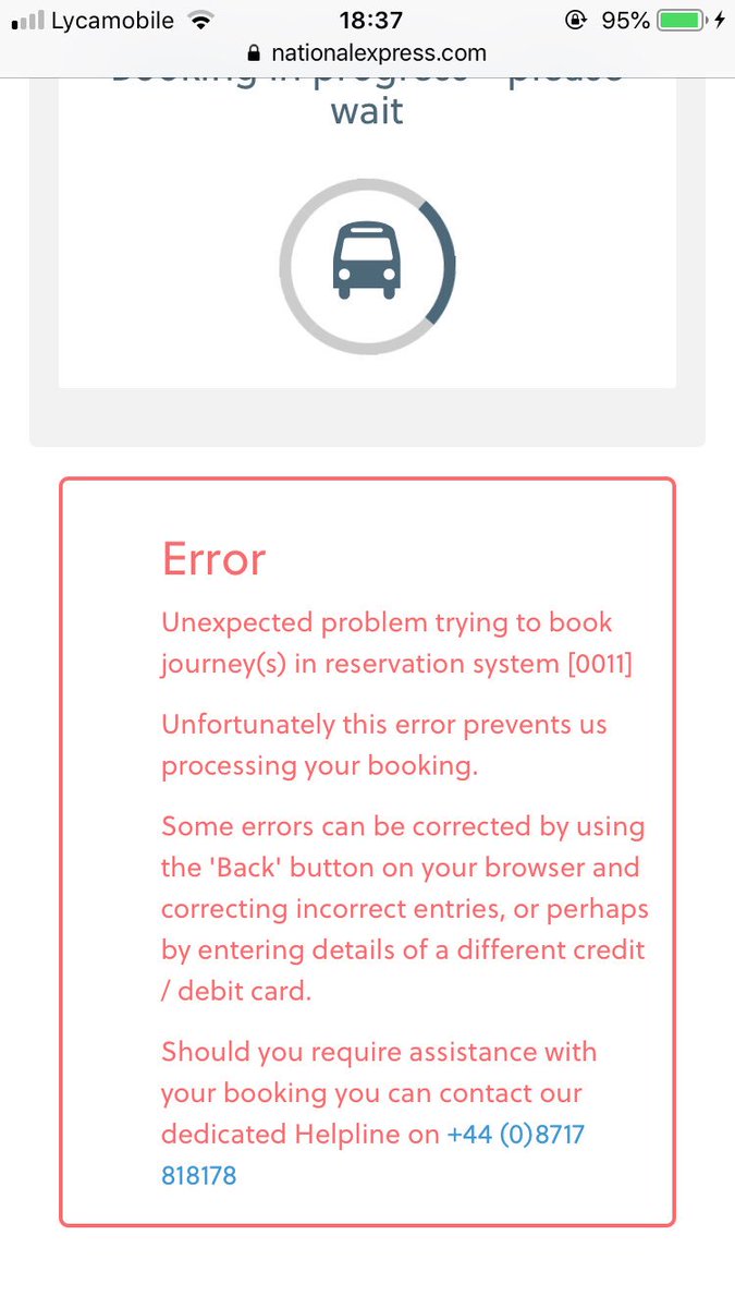 CongoNewsPlusUk's tweet photo. @nationalexpress I need assistance here https://t.co/OINKZjPvP6