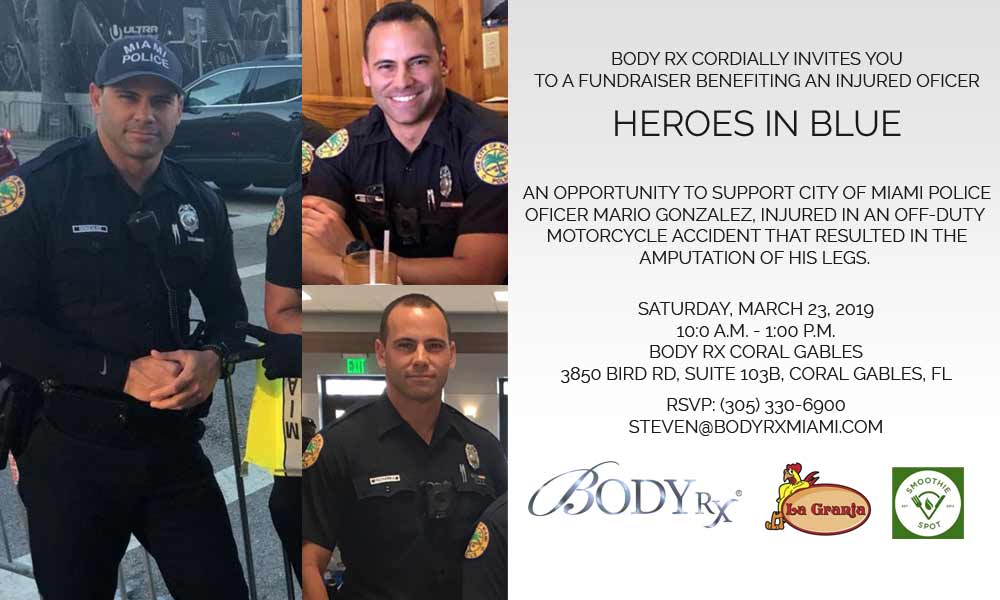 bodyrxantiaging's tweet photo. 1/2 We're hosting a fundraiser this Sat. at our Coral Gables location to benefit @MiamiPD Officer Mario Gonzalez, injured in an off-duty motorcycle accident, resulting in the amputation of both of his legs. We are inviting all local law enforcement, public officials, and press. https://t.co/7LeFaGknLg