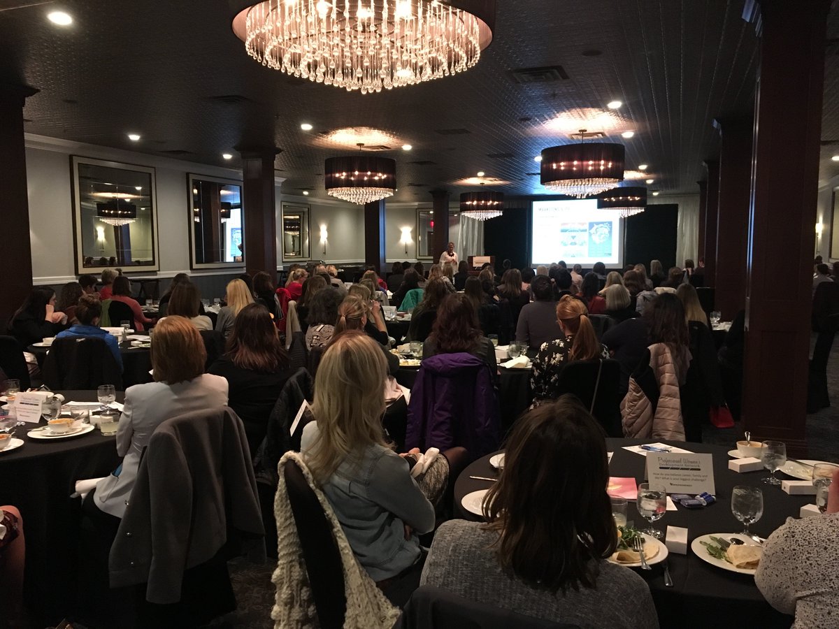 WCBizAlliance's tweet photo. Sarah Smith Pancheri @sspmke joined our #ProfWomenDev group for lunch at The @DelafieldHotel, talking about how she approaches her role managing sales & marketing for @Summerfest https://t.co/fFPi5LLve9