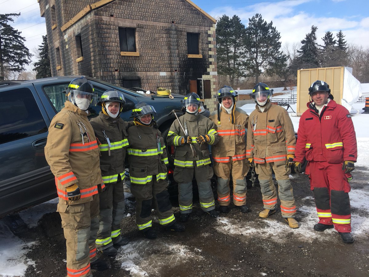BurlingtonFire's tweet photo. Check out what the #BurlFire recruits were up to in Week 6 of their training. Read the recap as they learn vehicle rescue techniques and firefighter survival skills: https://t.co/vyLPl1ezMZ https://t.co/1zntpZIe11