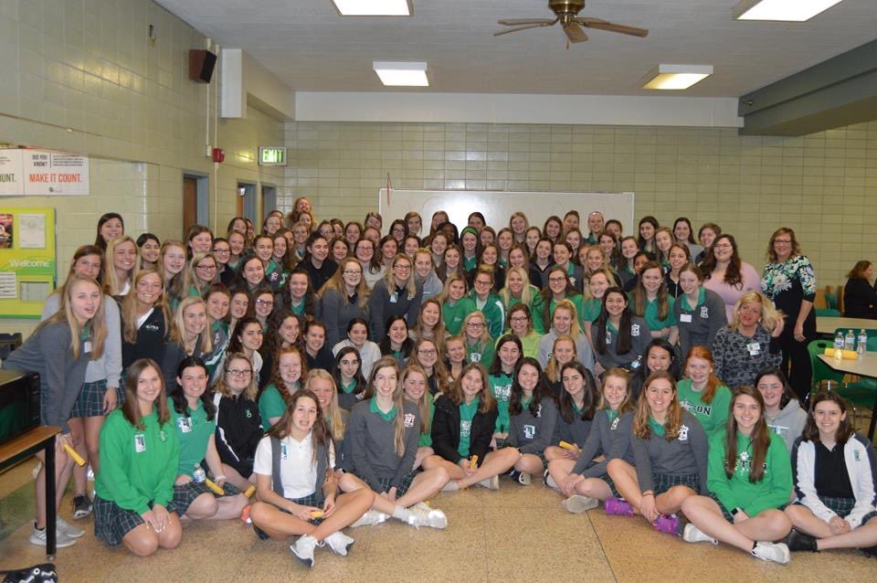 setonhs's tweet photo. Congratulations to the students who were honored this morning and inducted into the following Honor Societies: Auxilium Latinum (Latin), Sociedad Honoraria Hispanica (Spanish), Societe Honoraire de Francais (French), and National Art Honor Society!! #TimeForHonors #TimeForSeton https://t.co/ePuhGlwz2m