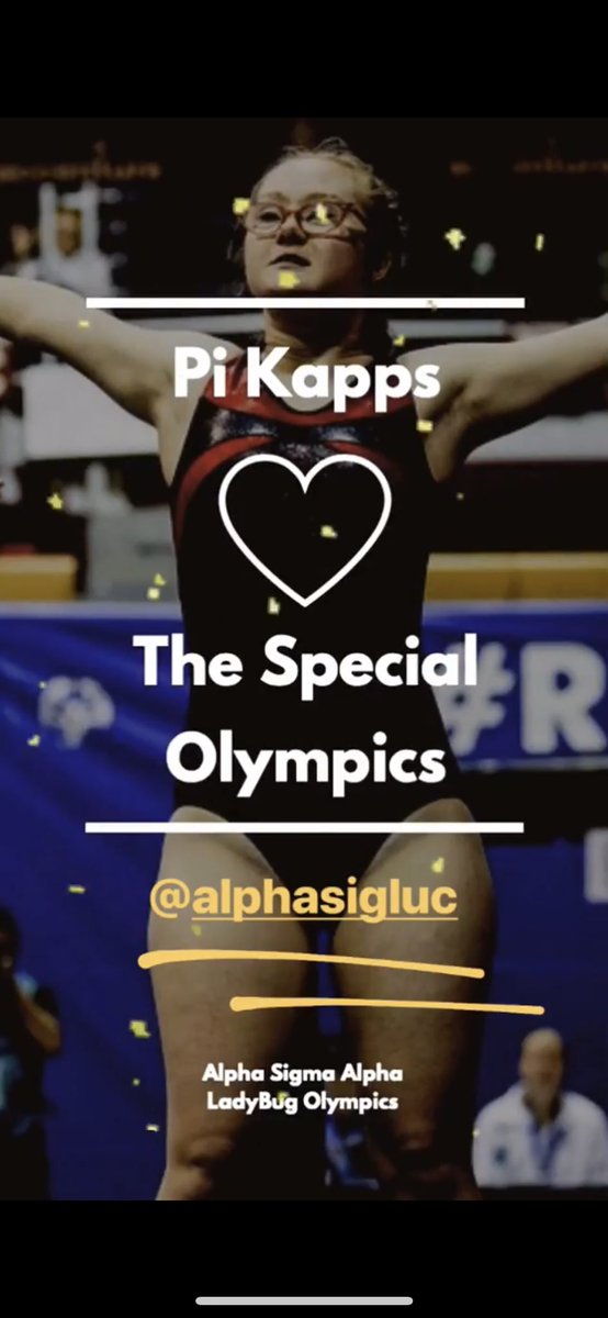 PiKappLUC's tweet photo. Come out and support @alphasigluc Special Olympics! https://t.co/70A92VGpRa
