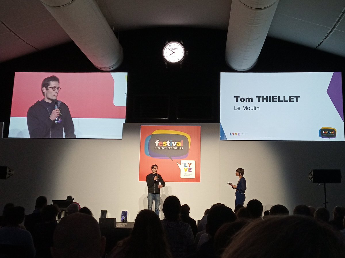 FannyEmergences's tweet photo. Super intervention de Tom Thiellet @lemoulinasalade qui traverse #LesEauxTroubles avec brio !
#FestivalEntrepreneurs by @Creer_a_Lyon https://t.co/Up6G1PETg2