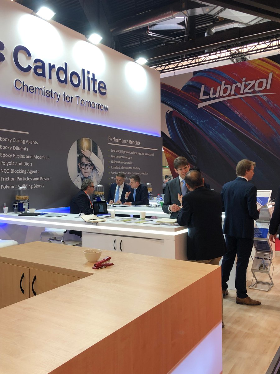 cardolite's tweet photo. Another @EC_Show in the books for Cardolite! Thank you to everyone who helped make it a success. #ECS2019 #coatingshow https://t.co/Fg5ODPBxmN