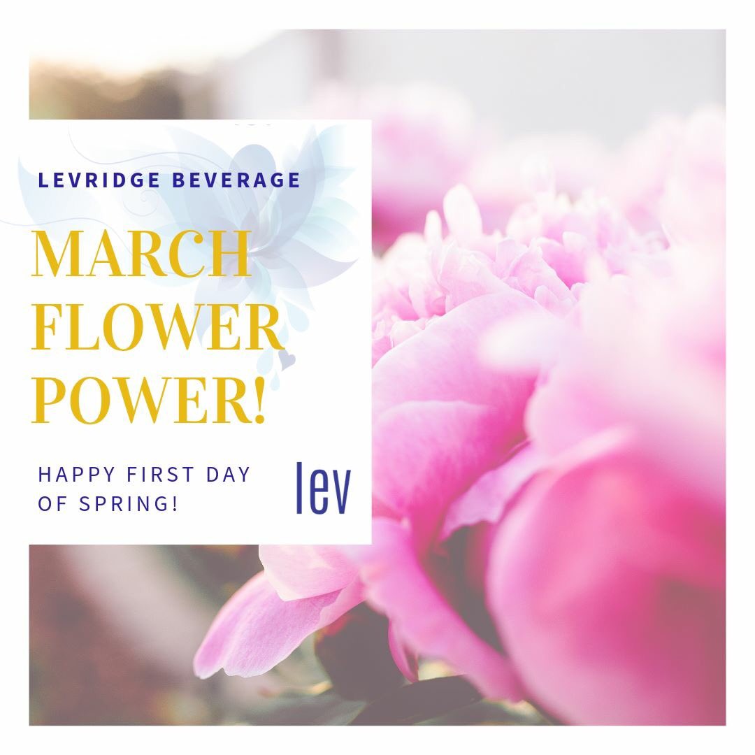 Levridgewellnes's tweet photo. Spring finally arrived officially this week! March #FlowerPower! Happy first day of Spring from Levridge Beverage! #LEVlife #RaleighMade #SpringEquinox2019 #FlowerEssences #DrinkLEV #levridgebeverage https://t.co/feAOw9rNxu
