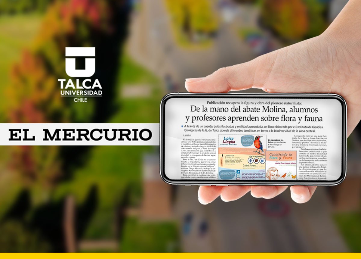 EL MERCURIO| A través de un cuento, guías ilustradas y realidad aumentada, libro del <a href="/IcbUtalca/">Inst. Cs. Biológicas</a> aborda diferentes temáticas en torno a la biodiversidad de la zona central. 🌺🌿🐦🌎👏 Lee más aquí: bit.ly/2FrmUwk