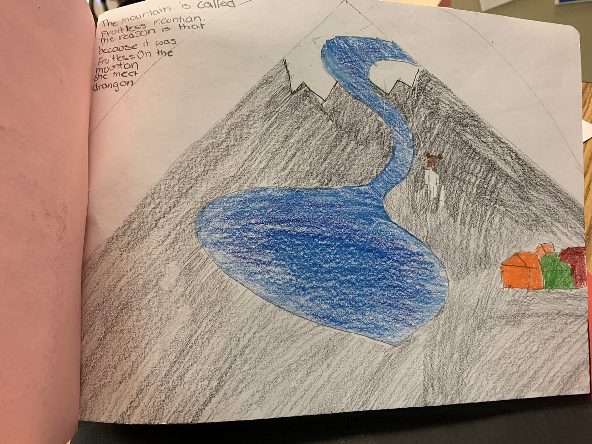 MsSFlak's tweet photo. End of unit projects from 5F after finishing Where the Mountain Meets the Moon. #endofunit #5f @MrsToth3 #pantherprofessors #GlenOaksSchool https://t.co/YcikzabQEu