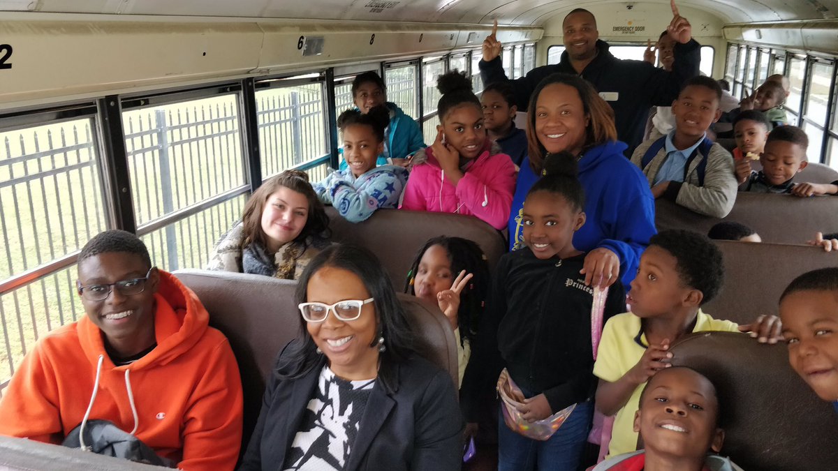 Mr. Shabazz, <a href="/tc_dreams/">Tomiko Cobb</a>, and the babies from <a href="/APSDunbar_elem/">Dunbar</a> enjoyed their visit from our French xchange students.  Thanks for having us on route #721.