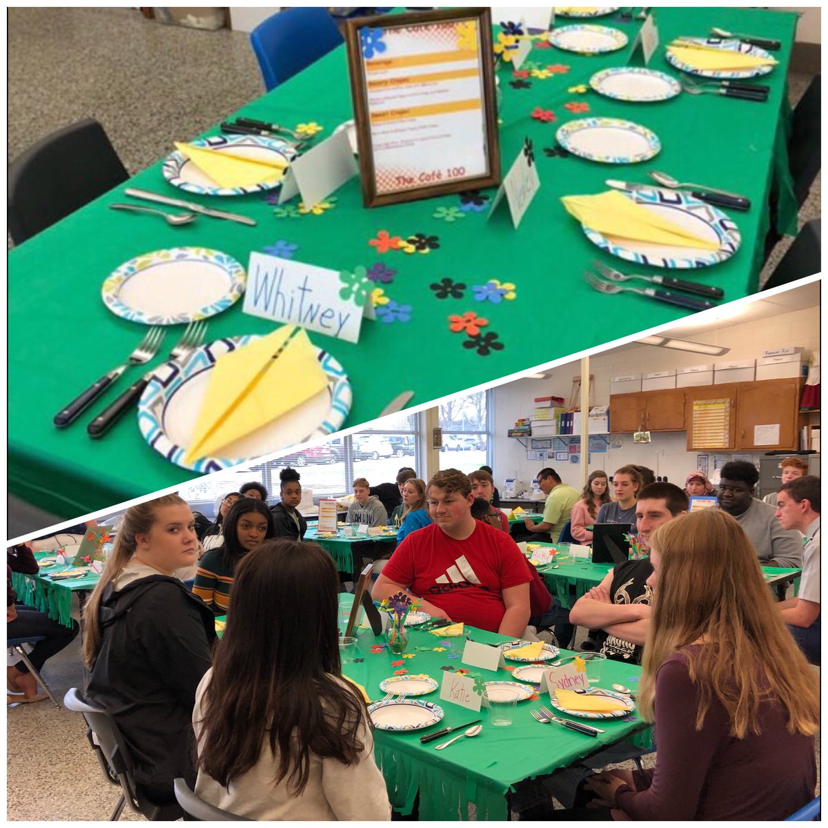 Crepe Buffet Day at West Forsyth HS.@cc_chefbillings