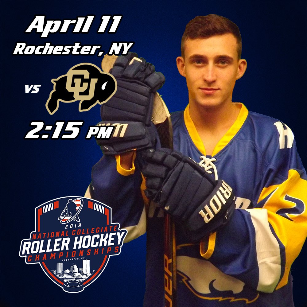 We are #RochesterReady!
We kick off Pool E on Wednesday, April 10 as we take on <a href="/ISURollerHockey/">ISU Roller Hockey</a> and <a href="/AK_Roller/">Akron Roller Hockey</a>! Then on Thursday, April 11 we take on <a href="/CURollerHockey/">CU Roller Hockey</a>! #RollPride