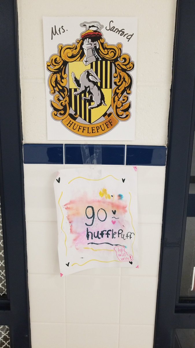 MrsSanford5th's tweet photo. Ready for #TeamHufflepuff to take home the home the matball trophy tonight!

#LIBEagles19 #Matball2019 https://t.co/kEBPhIPWCg