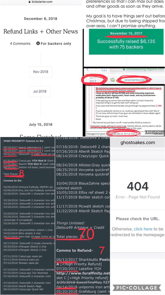 GhoulPines's tweet photo. Coward. You really can’t stand being called out on anything.
#ghostoakes #twistedteeth #kickstarterscam #commissionbacklog #artistsbeware https://t.co/noWbP4JsrF