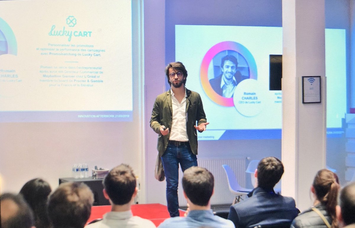 #TessiAfterwork 👥 | La start-up parisienne <a href="/LuckyCart/">Lucky Cart</a> développe une #solution pour optimiser les promotions de la grande distribution