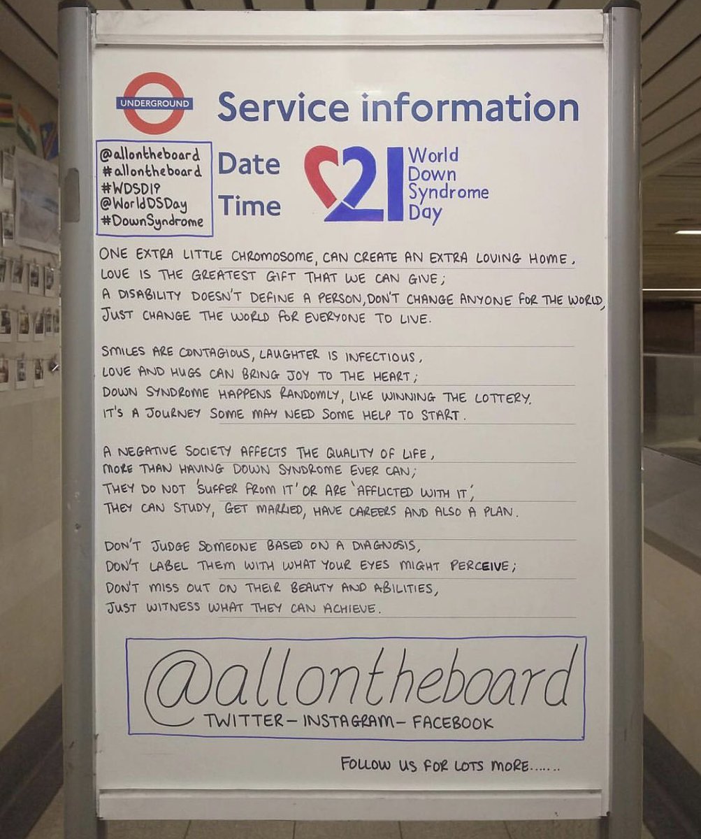nbeardwell1's tweet photo. Yes @allontheboard 👌🏼 #WDSD2019 #NothingDownAboutIt #LeaveNoOneBehind https://t.co/42L8hIxWlI