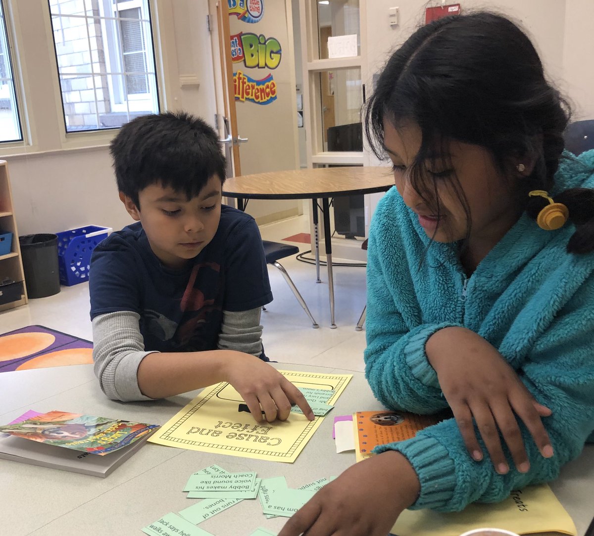 MrsArmendariz5's tweet photo. Our reading group focus for today: Cause and Effect #VESistheBest https://t.co/Xo98GEo2G1