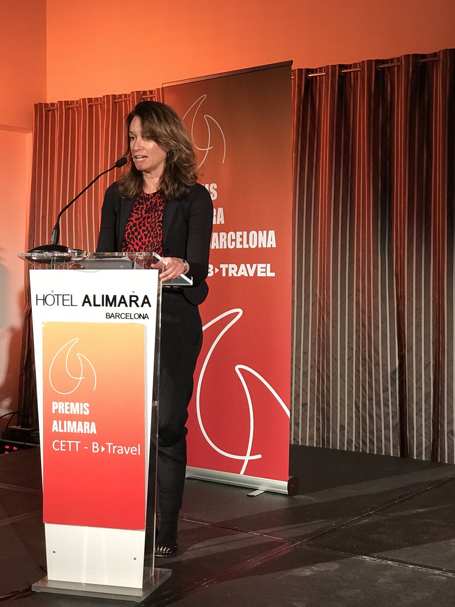 CETT_UB's tweet photo. Marta Serra, directora del Saló del #turisme @BTravelShow , ens parla del sector i de la nova edició 2019 que demà comença a @Fira_Barcelona 👏🏻🔜 #PremisAlimara #BTravel #BtravelPro https://t.co/DBp9tN9u1I