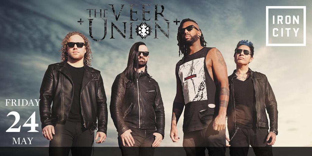 IronCityBham's tweet photo. The Veer Union (@TheVeerUnion), with special guests NeverWake (@NeverWakeMusic) &amp; She The Devil, are coming to Iron City on Friday, May 24!

Don't miss the TVU 10th Anniversary Tour!

🎟️: https://t.co/xwwemkCsXN 

#IronCityBham | #TheVeerUnion #TVU #NeverWake #SheTheDevil https://t.co/51Z2iHQ9zU