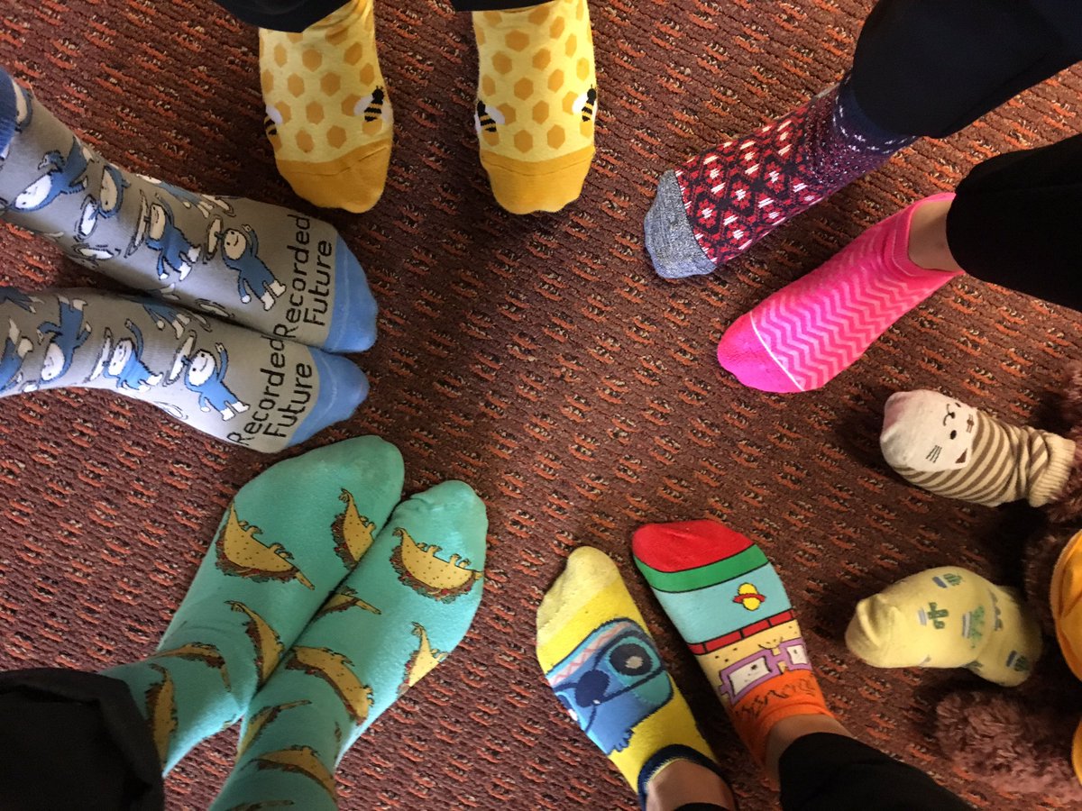 MassCouncil's tweet photo. Here’s another one! The CEO had to get his Tacosaurus socks on! #WorldDownSyndromeDay #WDSD19 #lotsofsox https://t.co/PqMJZpvPA0