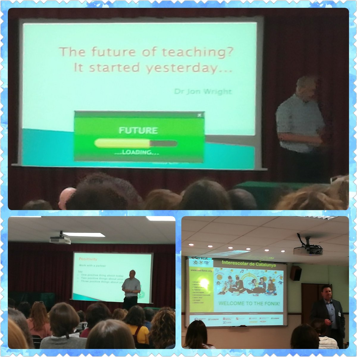 FEDACSalt's tweet photo. Avui l'escola ha estat present a la 13 Jornada d'escola Multilingüe explicant com treballem amb l'auxiliar de conversa. Ha estat molt enriquidor! @EscolesFEDAC @EscolaCristiana @multilinweb #PassióXEducar #FedacSaltEnglish #EscolaSecundària #EscolaPrimària #EscolaInfantil https://t.co/sO3hQKrNWY