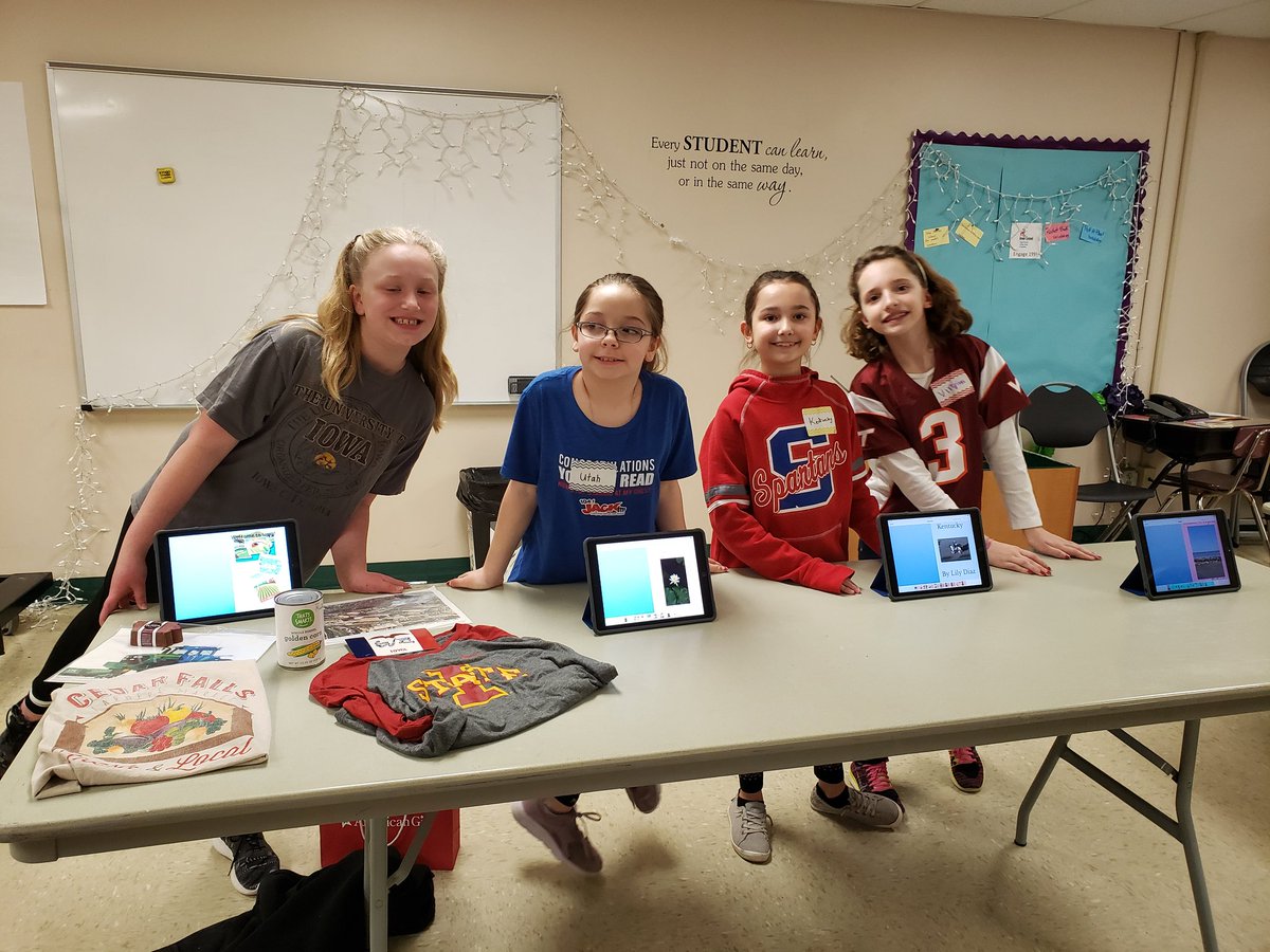 mrsanichHT's tweet photo. 4th grade held its first State Report Showcase today! Awesome turnout from parents and other classes! Way to go @MrsAmmentorp @MrsYang4th and Mrs. Wojcik!#HTSpartans #HTdeservesit #htmemories https://t.co/VjWdFOvmtc
