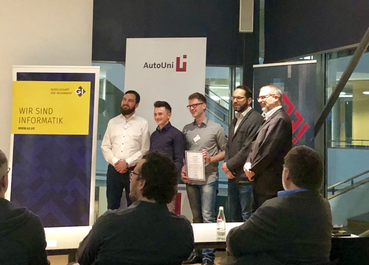 mlsec's tweet photo. Woah! Our students Lukas Pirch and Jonas Möller won the German #InformatiCup 2019, out of 30 teams. The task was to evade a machine-learning system 😉. Code here: https://t.co/MgvyBfeTcg @tuBraunschweig @informatikradar #autouni https://t.co/GTV43cqk3w
