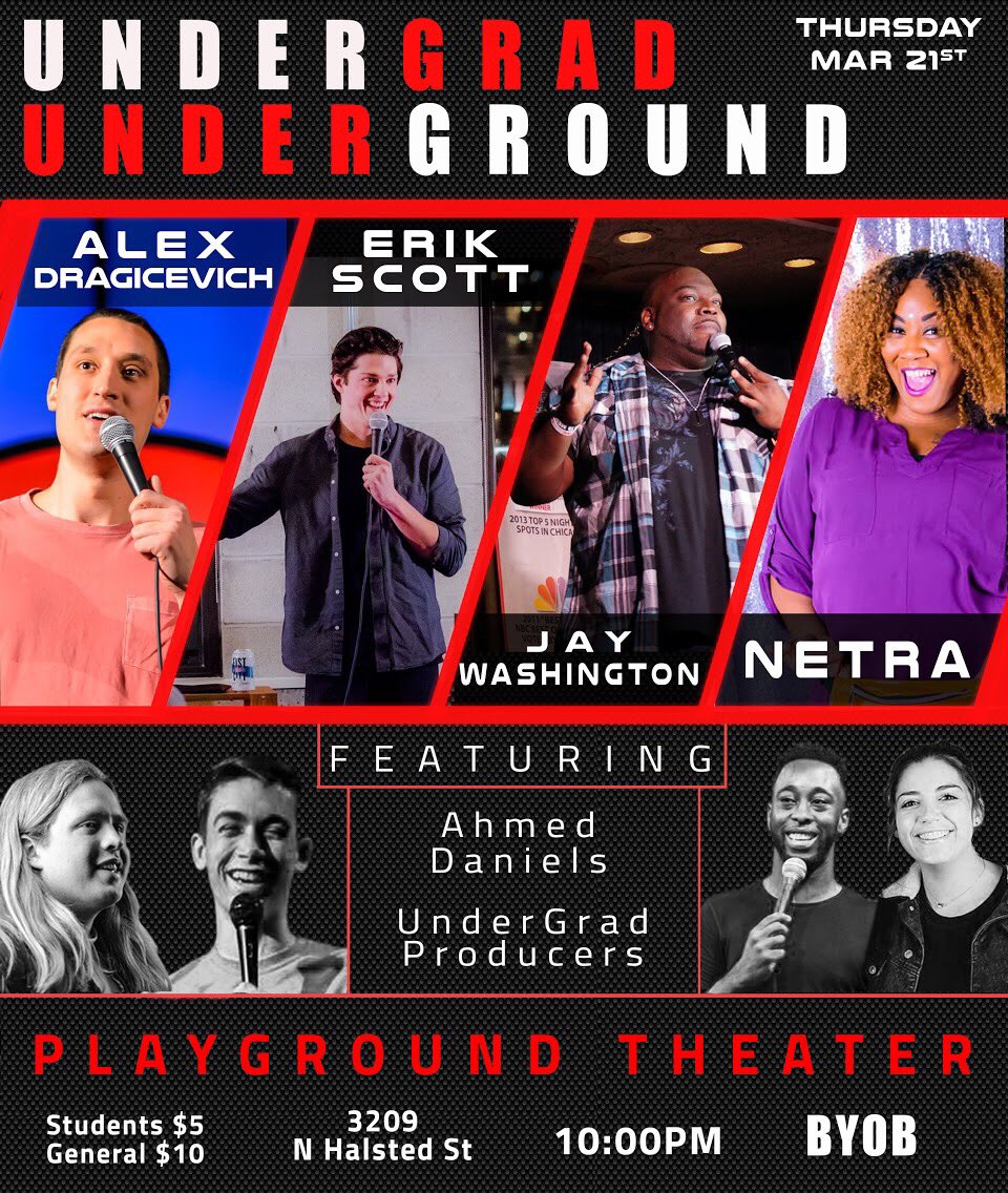 Undergrad_Show's tweet photo. FINALS ARE OVER. Come laugh all that dang stress away at Undergrad Undergrand at 10PM TONIGHT! Byob and Giveaways. https://t.co/zyaS5FhIhE