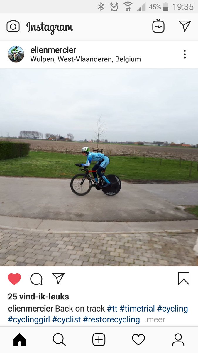 RestoreLadies's tweet image. This saturday is TT training and @ElienMercier is prepared for it