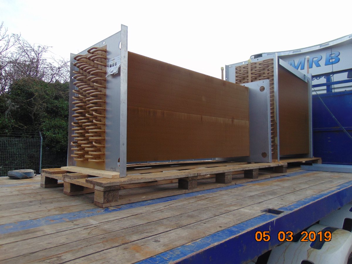 Some coils on their way back to one of our good customers. Treated with Bronz-Glow and sent with compliments. Our engineers have done a great job with these.