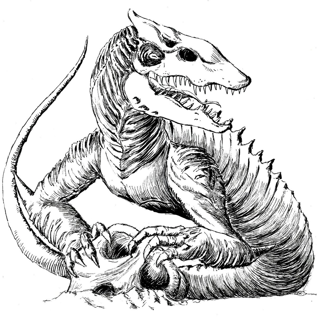 TakuMargi's tweet photo. #MonsterMarch day 21: #ramarak
#Godzilla #GodzillaKingOfTheMonsters #Legendary #kaijumonstermarch #Kaiju https://t.co/3d0vtRDEYT