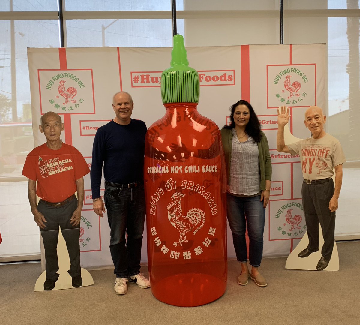 What an awesome place to visit! We learned so much about sriracha and I loved the story of the American Dream lived out! @huyfongfoods 👏 👏👏 #RespectTheRooster #SrirachaNation
