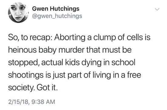 mitchell_gia's tweet image. Gop only cares about clumps of cells. Once that clump of cells is an actual human, breathing and eating outside of a woman's body, they couldn't care less!!!  #probirthisnotprolife #careaboutactualchildren #HYPOCRITES
