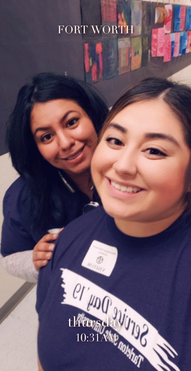 priscilla6386's tweet photo. Having a blast with my colleagues serving our community.💜💜💜 #TarletonService19 @DrNJonesTSU @dr_randle24 @TarletonFW  @TarletonSOCW https://t.co/YuiLbI5V6x