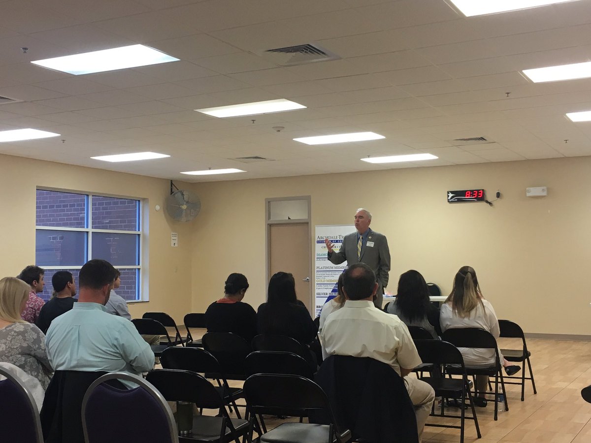 CTE_Randolph's tweet photo. @ATChamber Coffee &amp; Conversation this morning @GrubbFamilyYMCA sponsored by @RanCCFoundation. Thank you @RSS_jr for inspiring these students to be anything they want to be! https://t.co/ZtwX3bPv0B