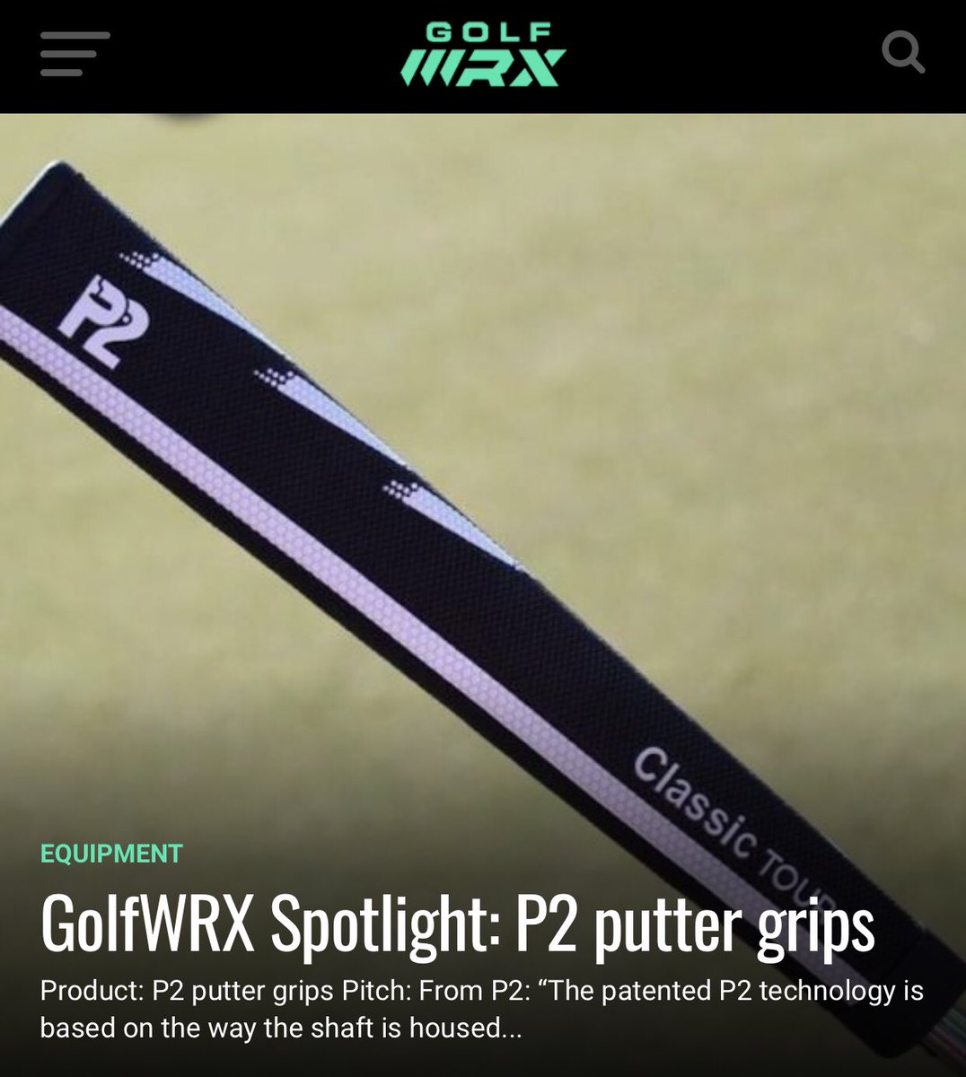 steveproimpact's tweet photo. Link to the @GolfWRX @p2grips Spotlight 🔦 https://t.co/1UNRNtI9K4 https://t.co/6isYbXU2Ka
