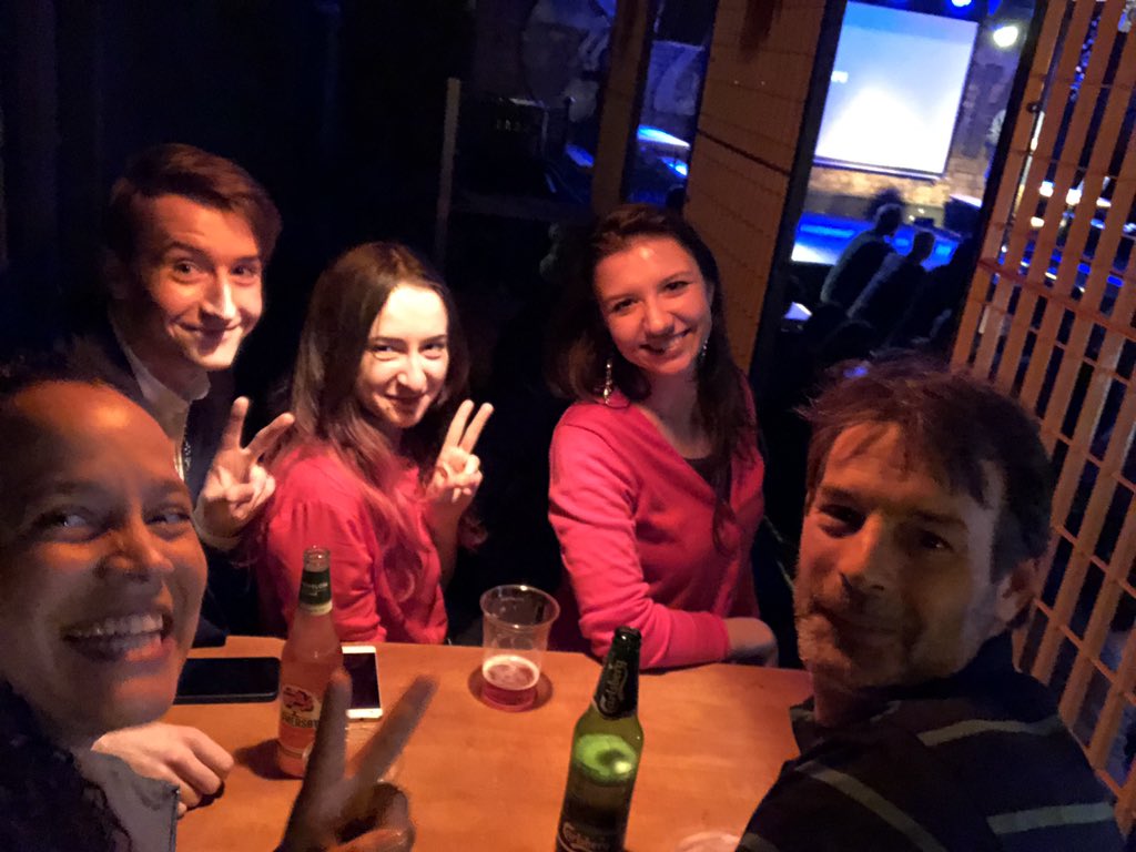 NoelleRussell_'s tweet photo. Having an amazing time with our new friends at @sfikrakow #womenintech #ladycoders @niezdomny #fpgl #Krakow #travelingcoder https://t.co/MLbD2BmIIy