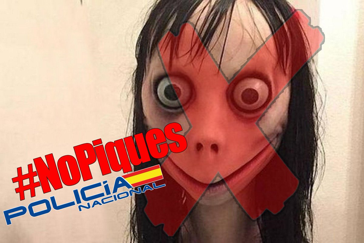 policia's tweet image. NO, MOMO NO EXISTE, es un antiguo viral que resurge ahora con algunas modificaciones perjudiciales. Todos podemos colaborar para no propagarlo.
Más información⤵️
facebook.com/pg/PoliciaNaci…