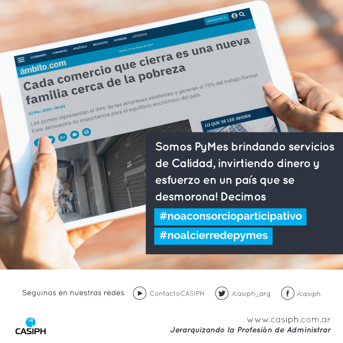 casiph_arg's tweet photo. 🔻 Somos #PyMes brindando servicios de Calidad, invirtiendo dinero y esfuerzo en un país que se desmorona! Decimos #noaconsorcioparticipativo #noalcierredepymes
>> Leé la nota completa https://t.co/IPpTjKM6W6

#CASIPH
🌐 https://t.co/FaMekPrVAP https://t.co/tmM42arH8S