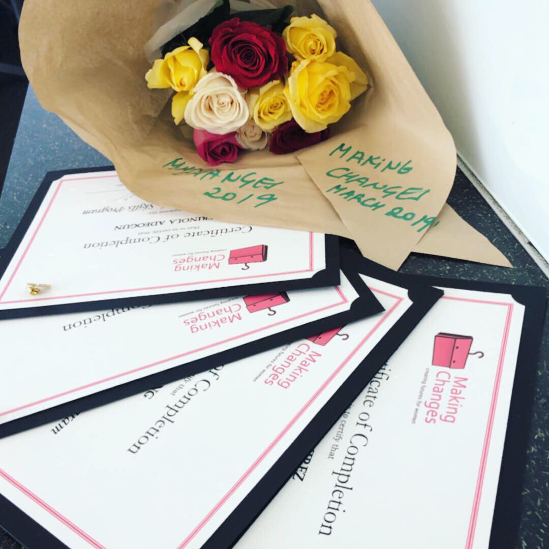 makingchangesca's tweet photo. Congrats to our @makingchangesca Employment & Life Skills students who completed the program this week! ๐We wish you success & prosperity as you continue to build a career in the Canadian workplace.
#immigrantwomenyyc #newcomersyyc #canadianworkexperience #immigrationmatters https://t.co/RcInrxXY0v