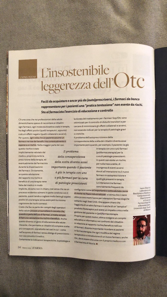 ivanoeberini's tweet photo. Lo sapevate che ci sono circa 50.000 decessi all’anno soltanto negli USA a causa di interazioni tra farmaci? Ne parlo qui su #iPharma. https://t.co/nZz8fLX8Nn