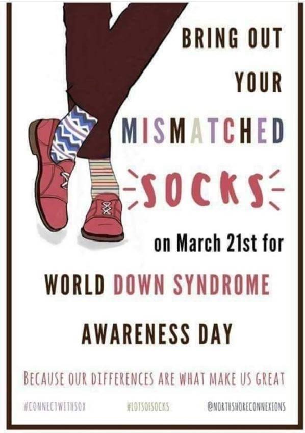 yxe_ca's tweet photo. Spotted @fly_skyxe today!  Some sweet @WestJet and Skyxe mismatched socks in support of World Down Syndrome Awareness Day. #ConnectWithSox #LotsOfSocks https://t.co/xdzWcrg7p4