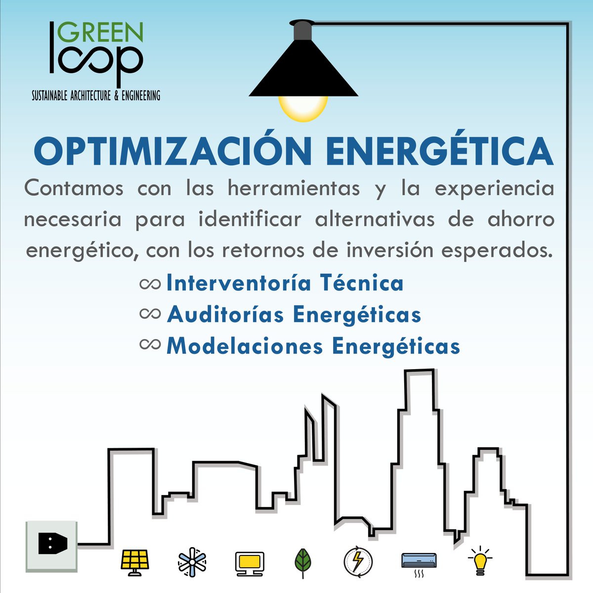 ¿Sabes cómo lograr que tú edificación tenga ahorros energéticos significativos? Nosotros te mostramos el camino, conoce nuestra empresa y los servicios que ofrecemos para llevar tu proyecto a otro nivel.
Contáctanos 
- Bogotá: 4273390
- Medellín: 4798082