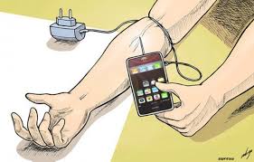 rochi03551's tweet photo. Ilustraciones del siglo XXI. La era de la tecnología. Muchas veces estamos pendientes de las redes sociales y tal vez no levantamos la cabeza en un almuerzo para conversar con nuestra familia.#PSyPO2019 @ccrtic @job285. https://t.co/yaKafa99En