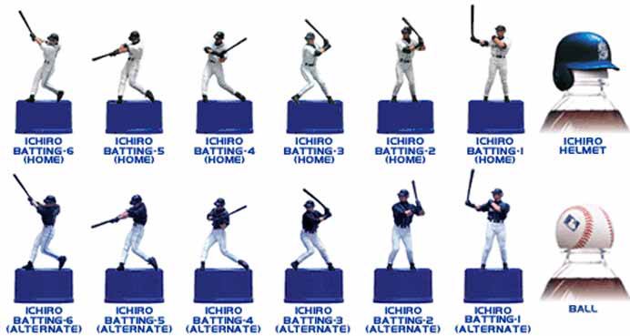 イチロー ボトルキャップ 3体セット イチロー ペットボトルキャップ けっ