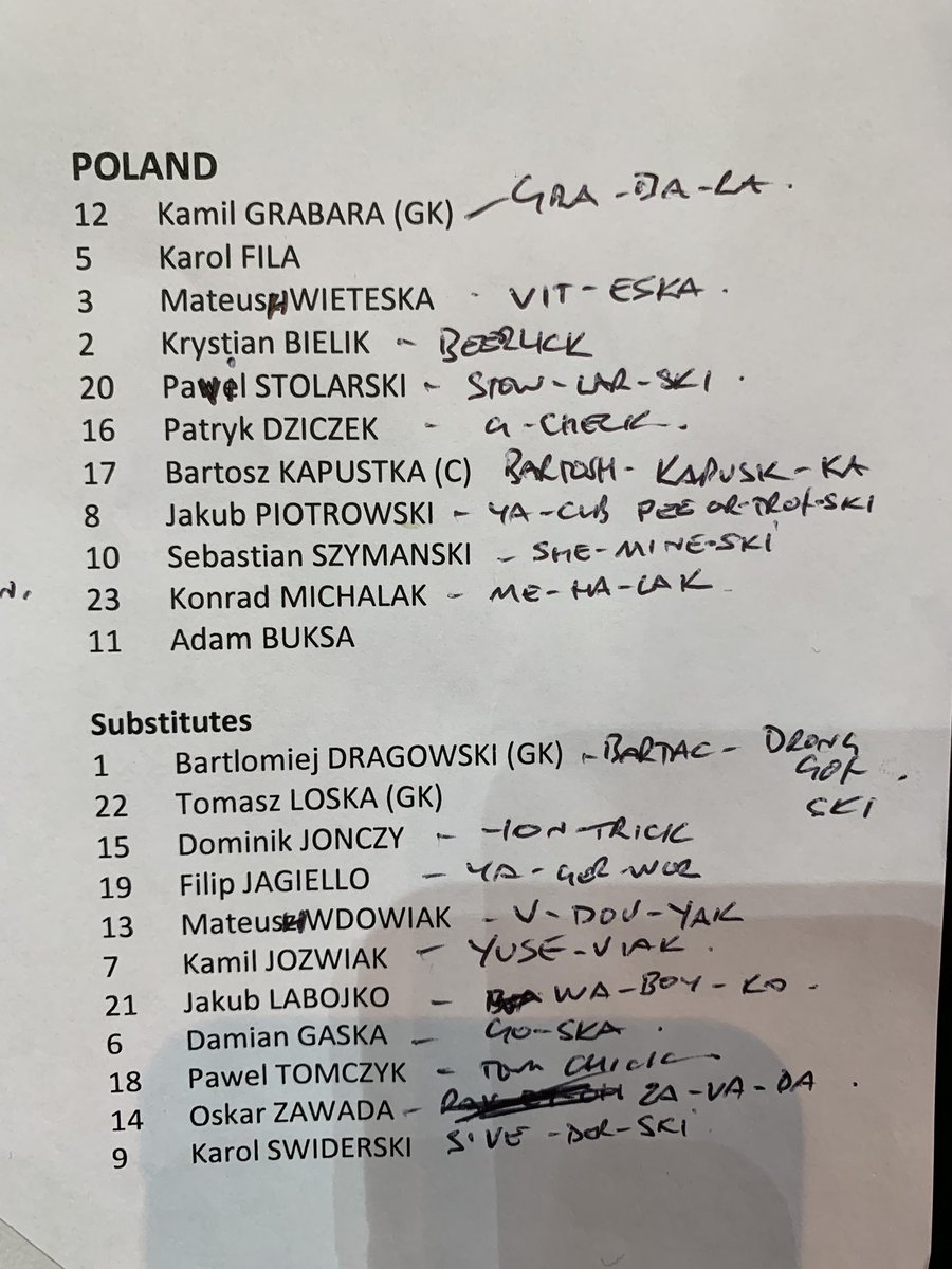 downsyofficial's tweet photo. Well ... we got there in the end! A huge thanks to @RobertBlaszczak and @HannaKaleta for all their help. Hopefully I didn’t offend too many of our visitors! #EngVsPol https://t.co/wlTz8LJY0C