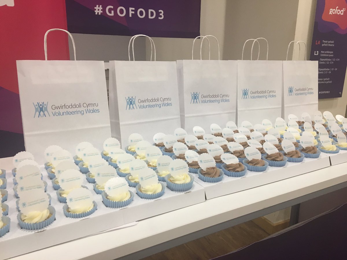 AvowWrexham's tweet photo. RT VolWales "Cupcakes for #yvshowcase participants as they leave after a succesful evening in Cardiff https://t.co/xwUhyRDAZr"