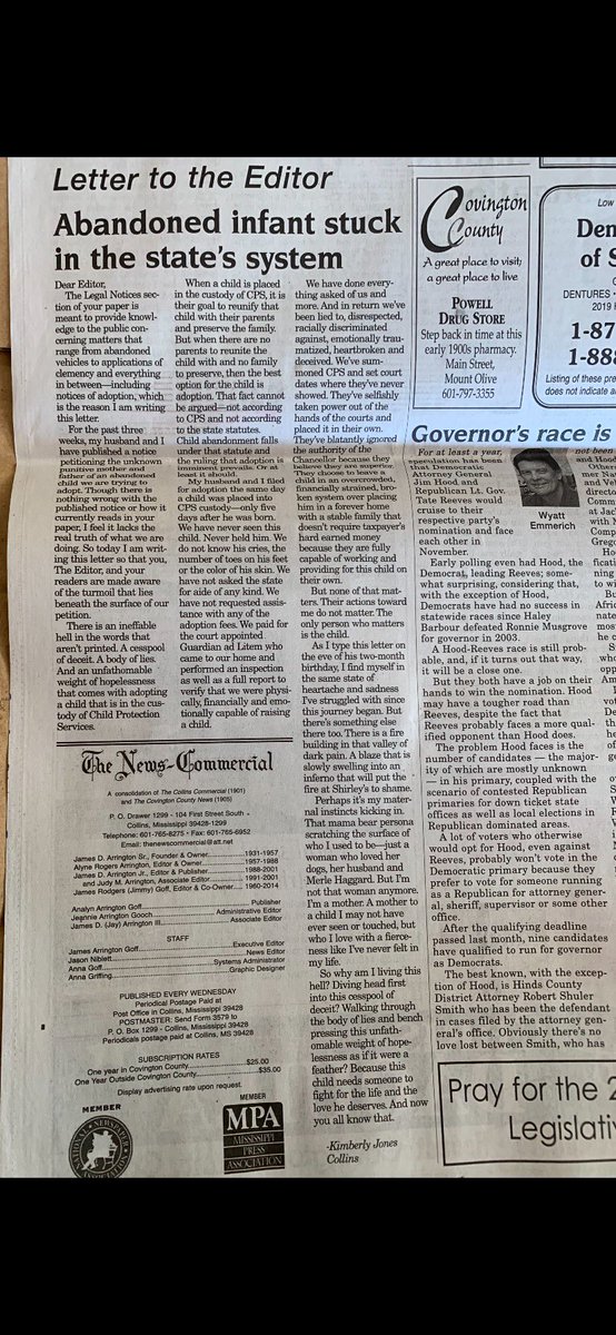 authorkimjones's tweet photo. When you’ve had enough, you write a letter to the Editor. #truthbehindthewords #protectthelivingtoo https://t.co/CekproswzF